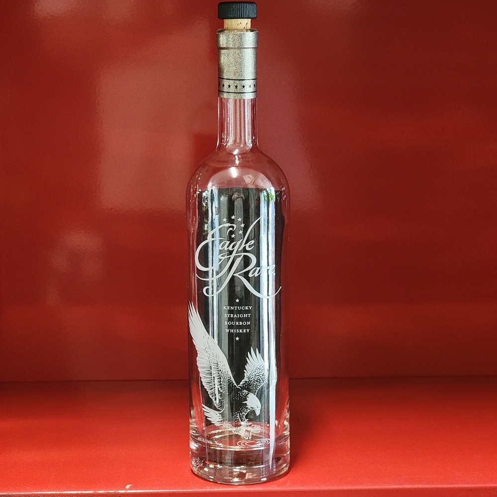 Eagle Rare Bourbon Bottle + Cork Topper Aged 10 Years